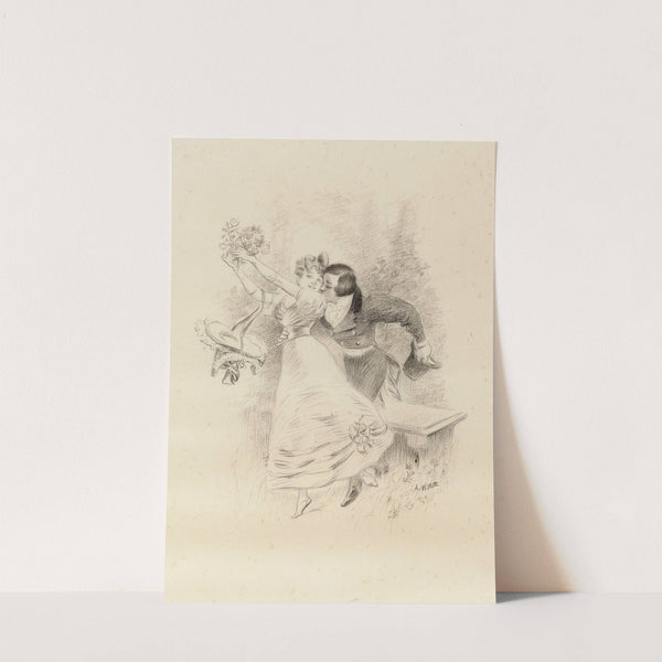 L’idylle de Floriane (1897) by Adolphe Léon Willette