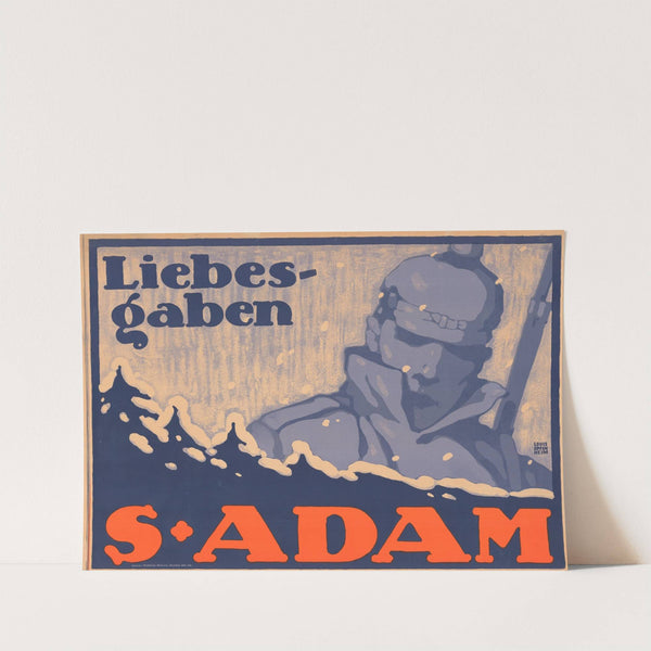 Liebesgaben – S. Adam (circa 1915) by Louis Oppenheim