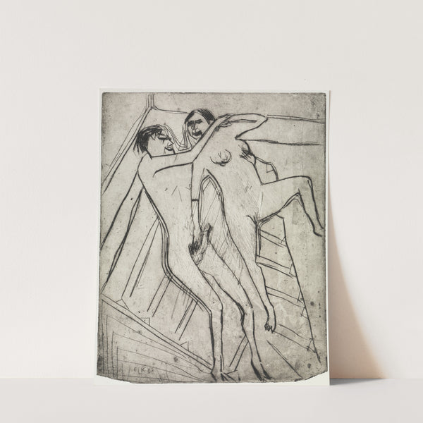 Liebespaar (1908) by Ernst Ludwig Kirchner