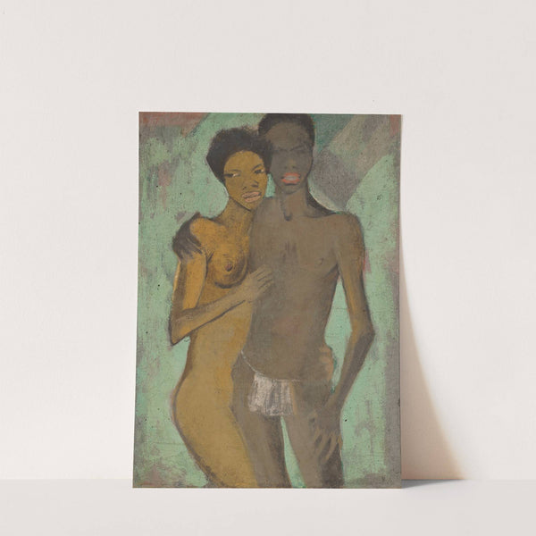 Liebespaar (Artistenpaar) (circa 1911) by Otto Mueller