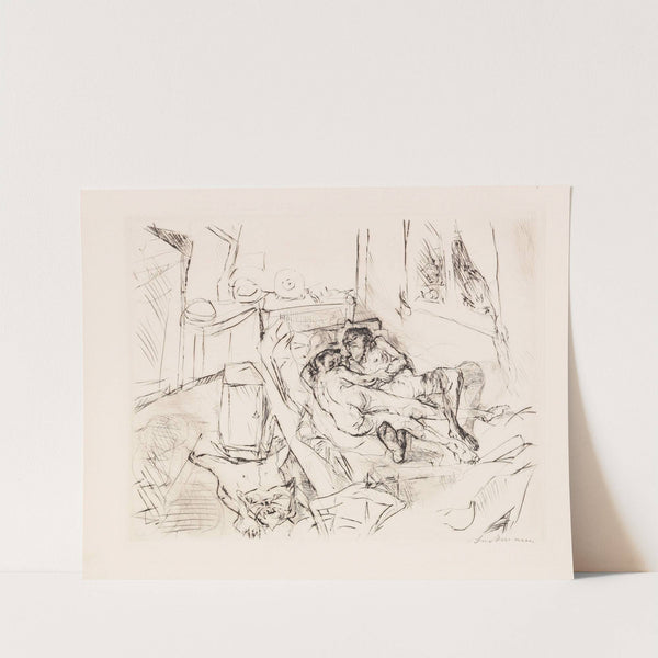 Liebespaar I (1916) by Max Beckmann