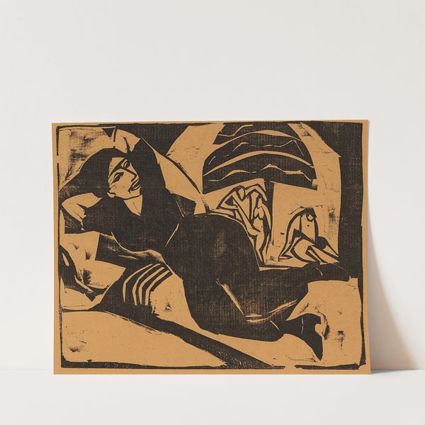 Liegende Frau (1911) by Ernst Ludwig Kirchner