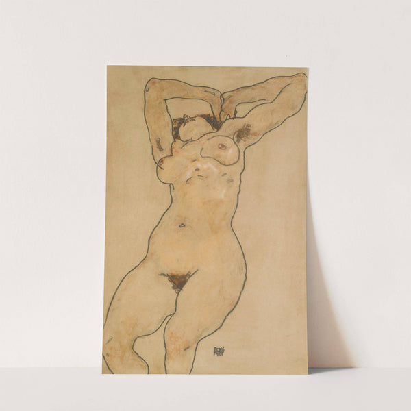 Liegende (Reclining Nude) (1918) by Egon Schiele