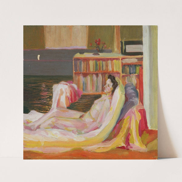 Liegender Akt by Walther Gamerith