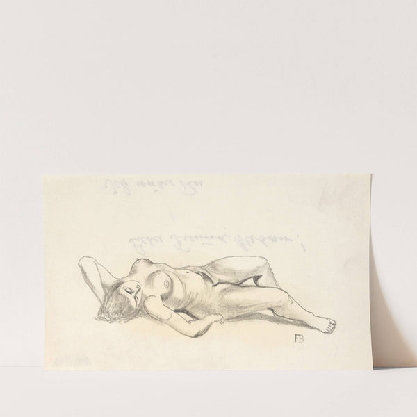 Liegender Frauenakt (1927-1930) by Franz Barwig the Elder