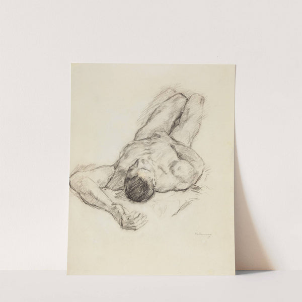 Liegender männlicher Akt (1911) by Max Beckmann