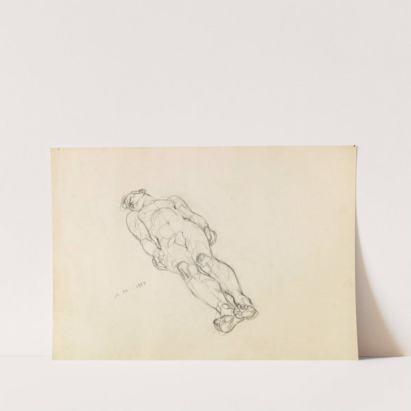 Liegender männlicher Akt by Anton Kolig