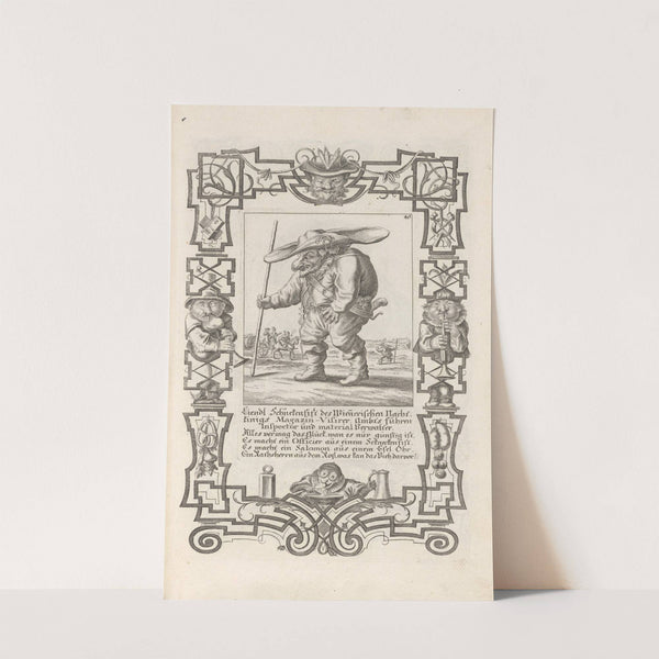 Liendl Schnekenfist des Ienerischen Nachtkinigs Magazin-Visirer, Ambts fuhren Inspector und material Verwalter, Pl. 46 (1710-1719) by Elias Baeck