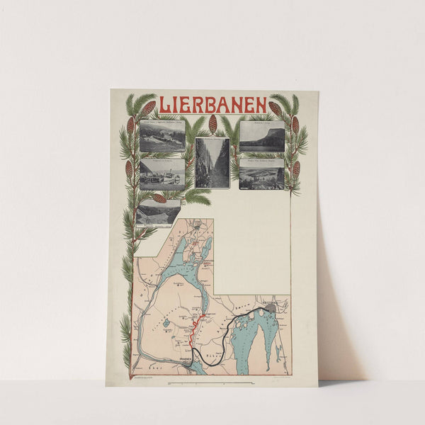 Lierbanen by Kristiania lito