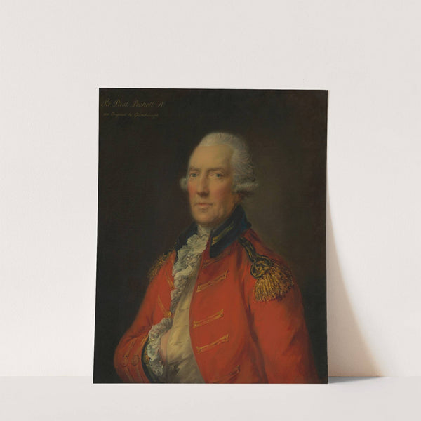 Lieutenant Colonel Paul Pechell (1724–1800) by Thomas Gainsborough
