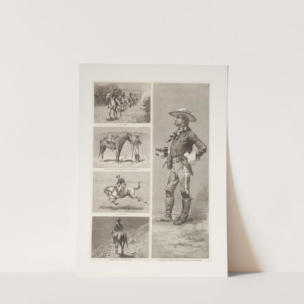 Lieutenant Johnson and the Tenth United States Cavalry in Arizona (1888) by Frederic Remington