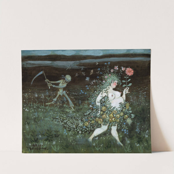 Life and Death by Ivar Arosenius