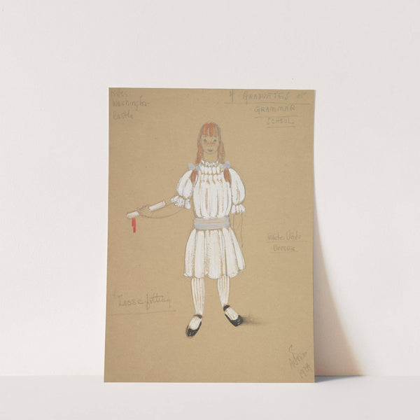 Life and Death of an American: 4 Graduates of Grammar School white voile dresses (1934-1943) by Alex Jones