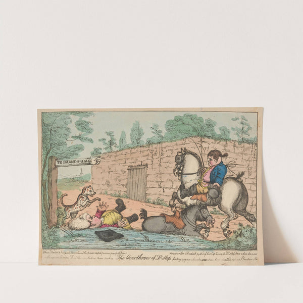 Life and opinions of Tristram Shandy, gentleman; The overthrow of Dr. Slop. by Henry William Bunbury