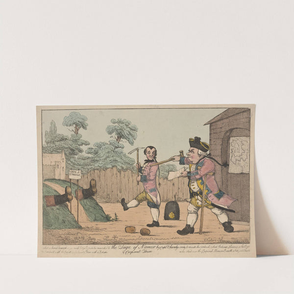 Life and opinions of Tristram Shandy, gentleman; The siege of Namur by Captain Shandy and Corporal Trim (1773) by Henry William Bunbury