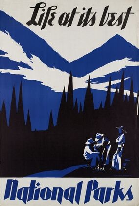 Life at its best. National Parks (ca. 1930–1939) — size preview