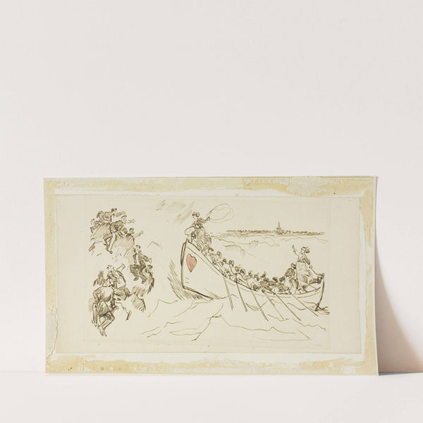 Life Boat Full of Women by Charles Samuel Keene