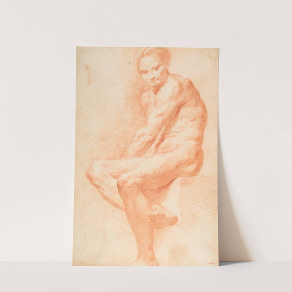 Life Drawing (mid-18th century) by Charles-André van Loo