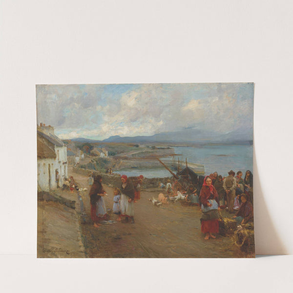 Life in Connemara, a Market Day (1898) by Walter Frederick Osborne