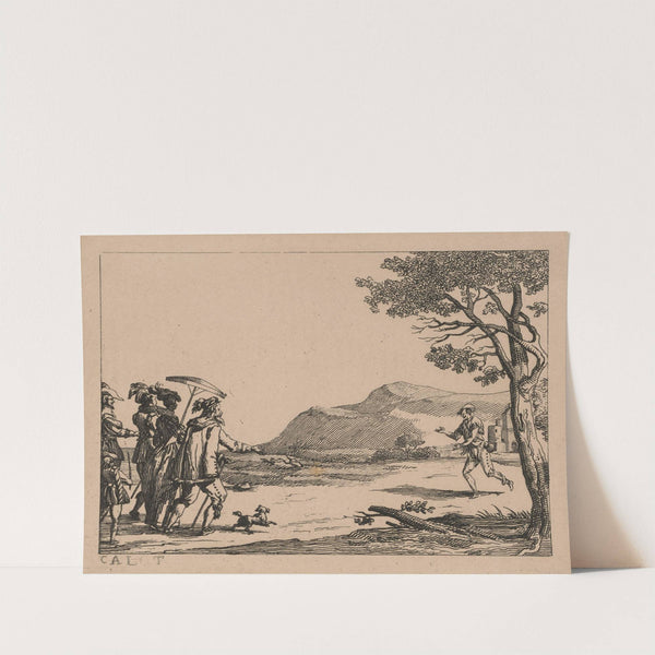 Life of the Prodigal Son – Return of the Prodigal Son by Jacques Callot