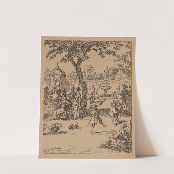 Life of the Prodigal Son – The Prodigal Son wastes his fortune by Jacques Callot