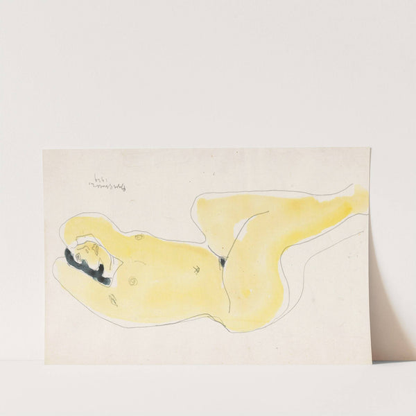 Liggende naakte vrouw by Reijer Stolk