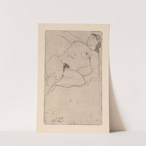 Liggende naakte vrouw by Reijer Stolk