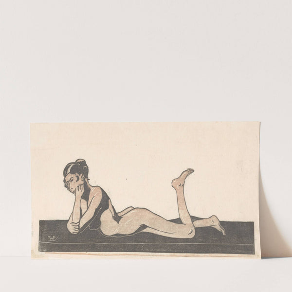 Liggende naakte vrouw (1884 - 1952) by Reinier Willem Petrus de Vries