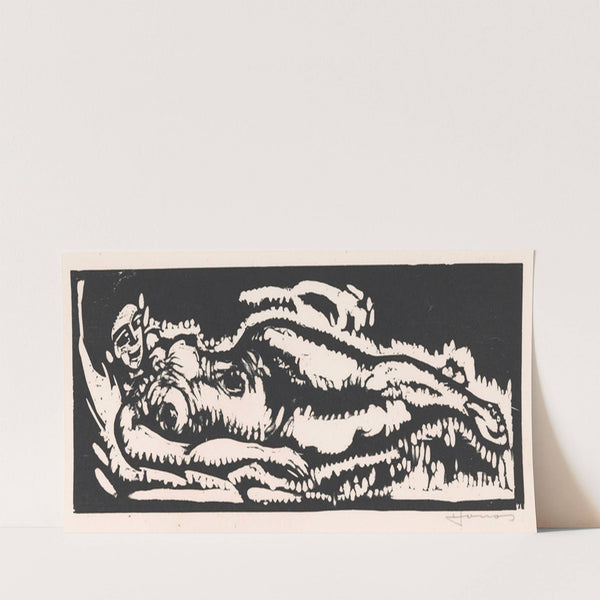 Liggende, naakte vrouw (1888) by Henri Jonas