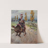 Light cavalryman on reconnaissance (1925) by Wojciech Kossak