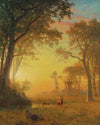 Indian Sunset, Deer by a Lake (ca. 1880–90)