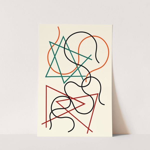 Lignes géométriques et ondoyantes (2014) by Myriam Thyes