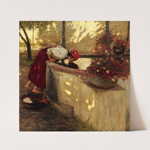 Ligurian Roses by Henry Herbert La Thangue