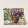 Lilacs by the Studio Window by Leontine von Littrow