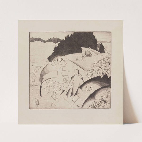 L’île déserte (1914) by Jean-Émile Laboureur