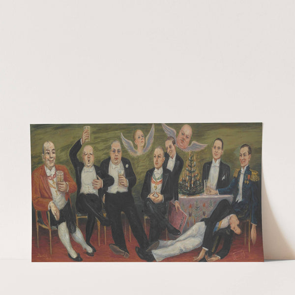 Lilla Julaftonsklubben (1933) by Nils Dardel