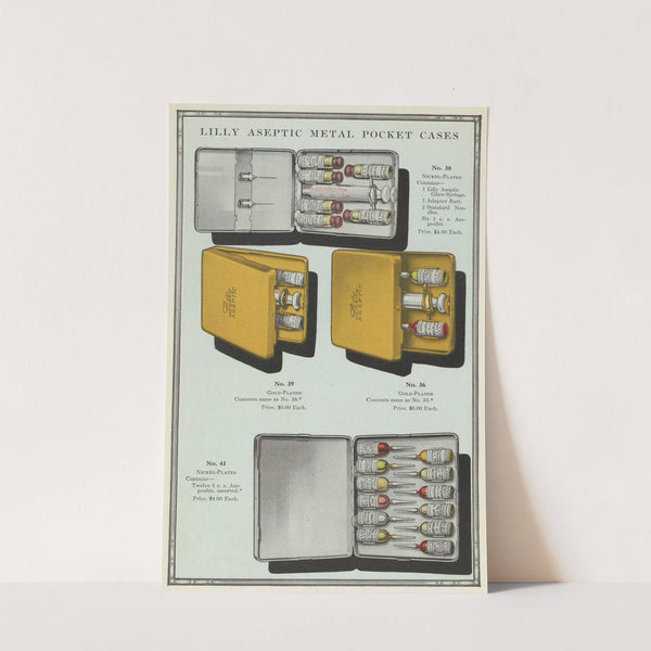 Lilly Aseptic Metal Pocket Cases by Eli Lilly & Company