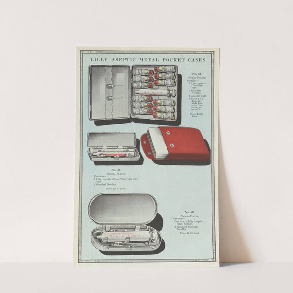 Lilly Aseptic Metal Pocket Cases by Eli Lilly & Company