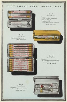 Lilly Aseptic Metal Pocket Cases