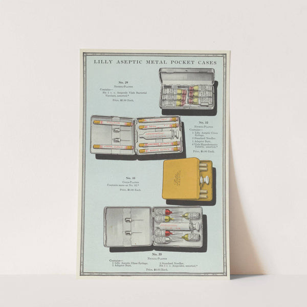 Lilly Aseptic Metal Pocket Cases by Eli Lilly & Company