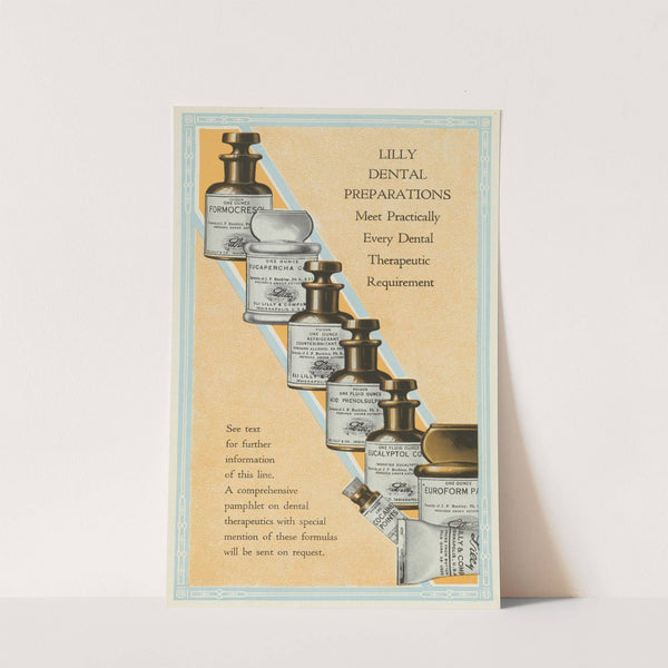 Lilly Dental Preparations by Eli Lilly & Company