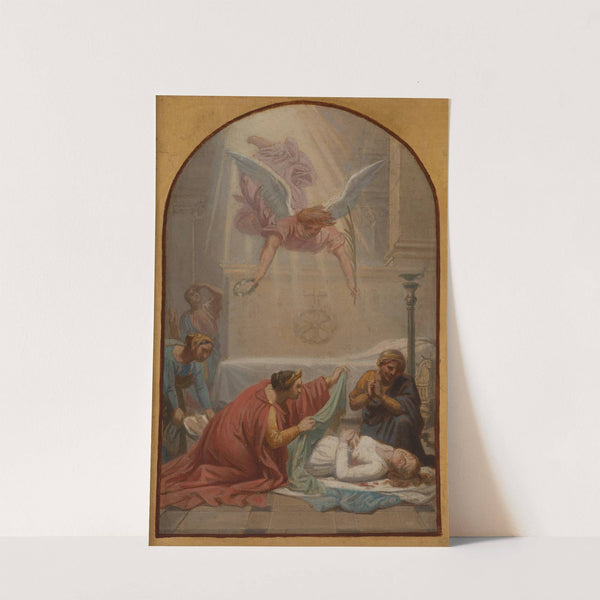 L’impératrice Prisca ensevelissant le corps de sainte Suzanne by Sébastien Norblin de la Gourdaine