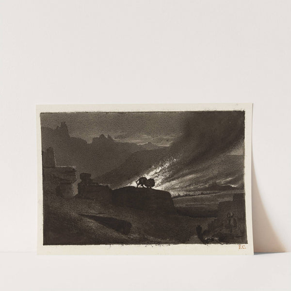 L’incendie by Fernand Cormon