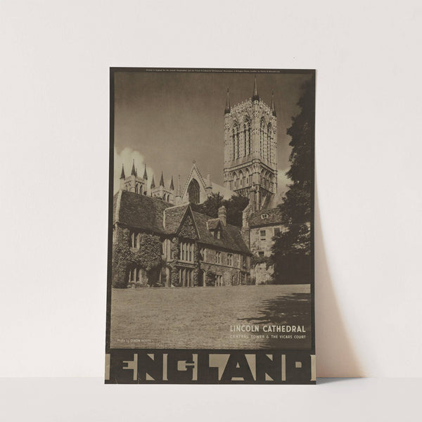 Lincoln Cathedral Central Tower & The Vicars Court - England by Dixon Scott