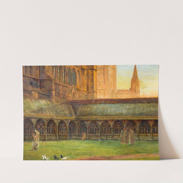 Lincoln Cathedral - The Cloisters by Edward Richard Taylor