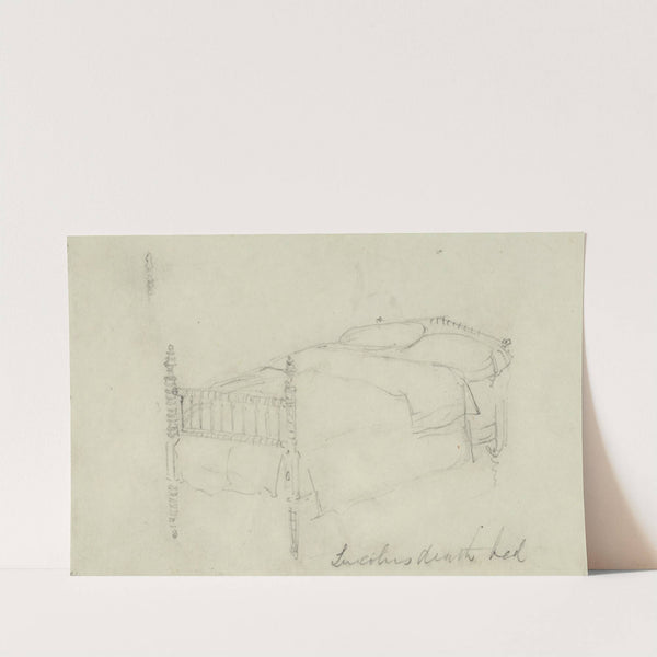 Lincolns death bed (1865) by Alfred Rudolph Waud