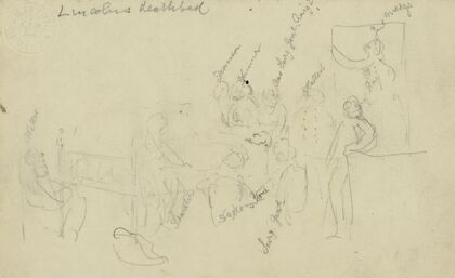 Lincoln’s deathbed