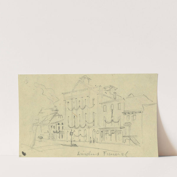 Lincoln’s funeral. (1865) by Alfred Rudolph Waud