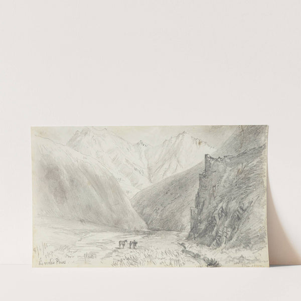 Lindis Pass (1866) by Nicholas Chevalier