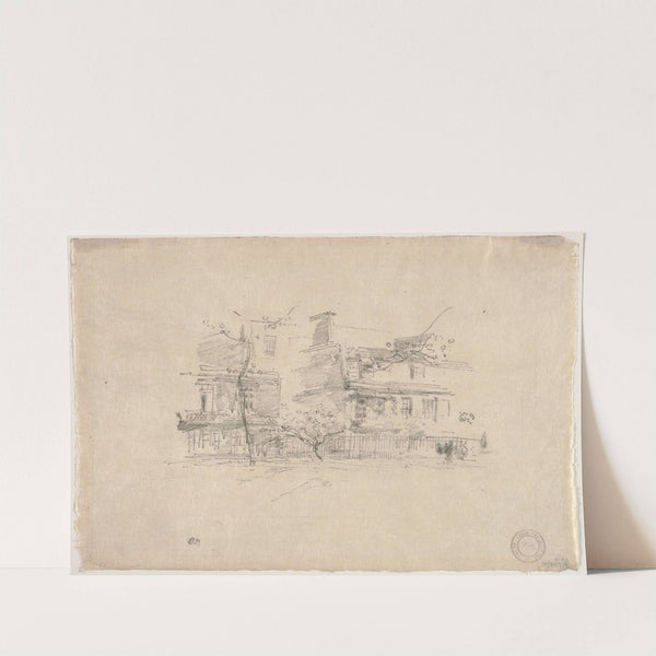 Lindsay Row, Chelsea (1888) by James Abbott McNeill Whistler